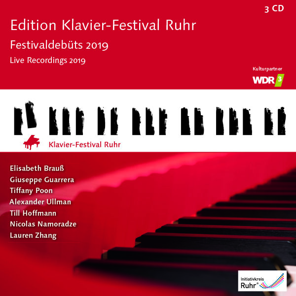 Edition Klavier-Festival Ruhr Vol. 38 – 3 CDs: Festivaldebüts 2019